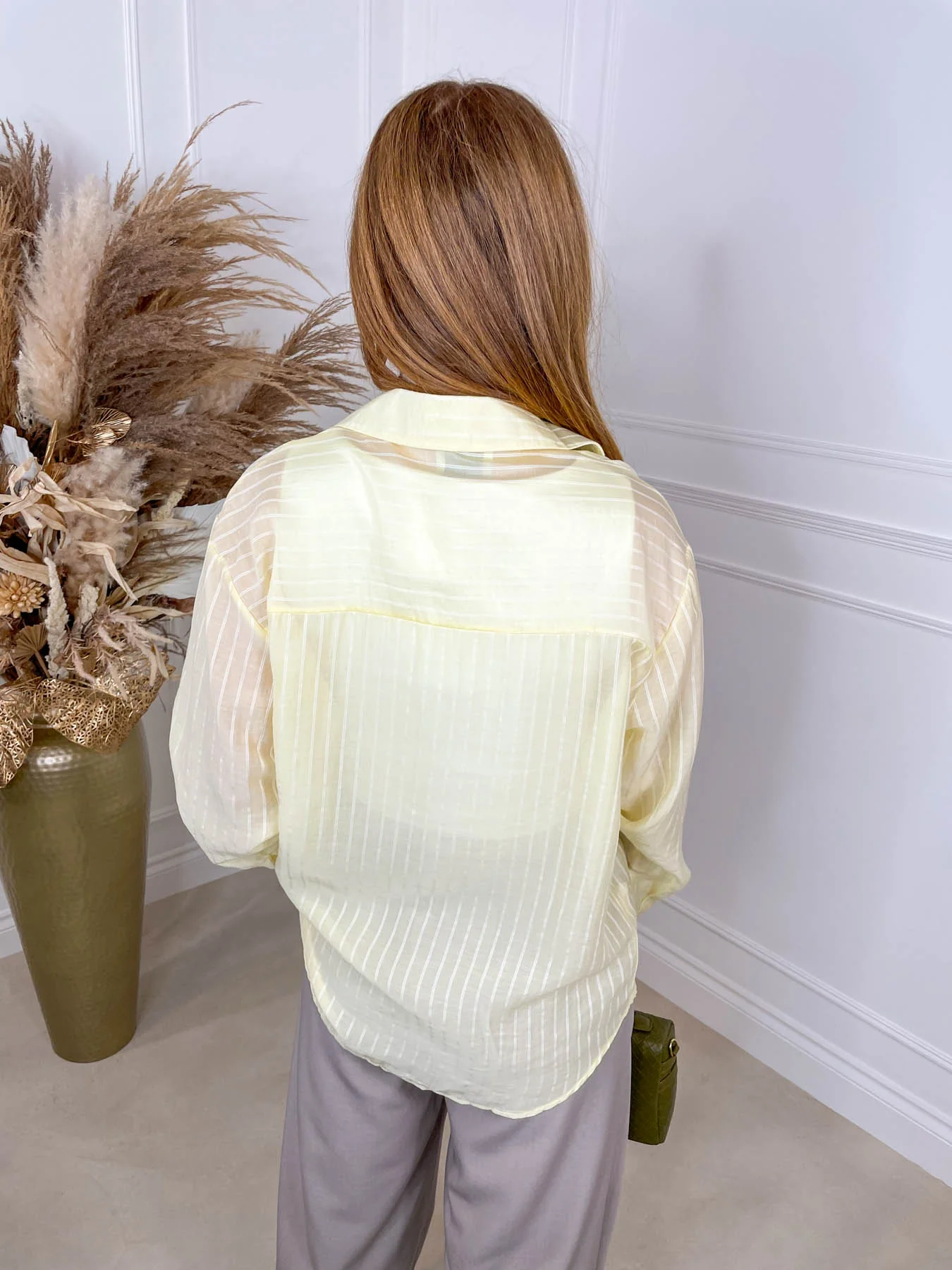 April Shirt - Yellow Stripe - Image 5