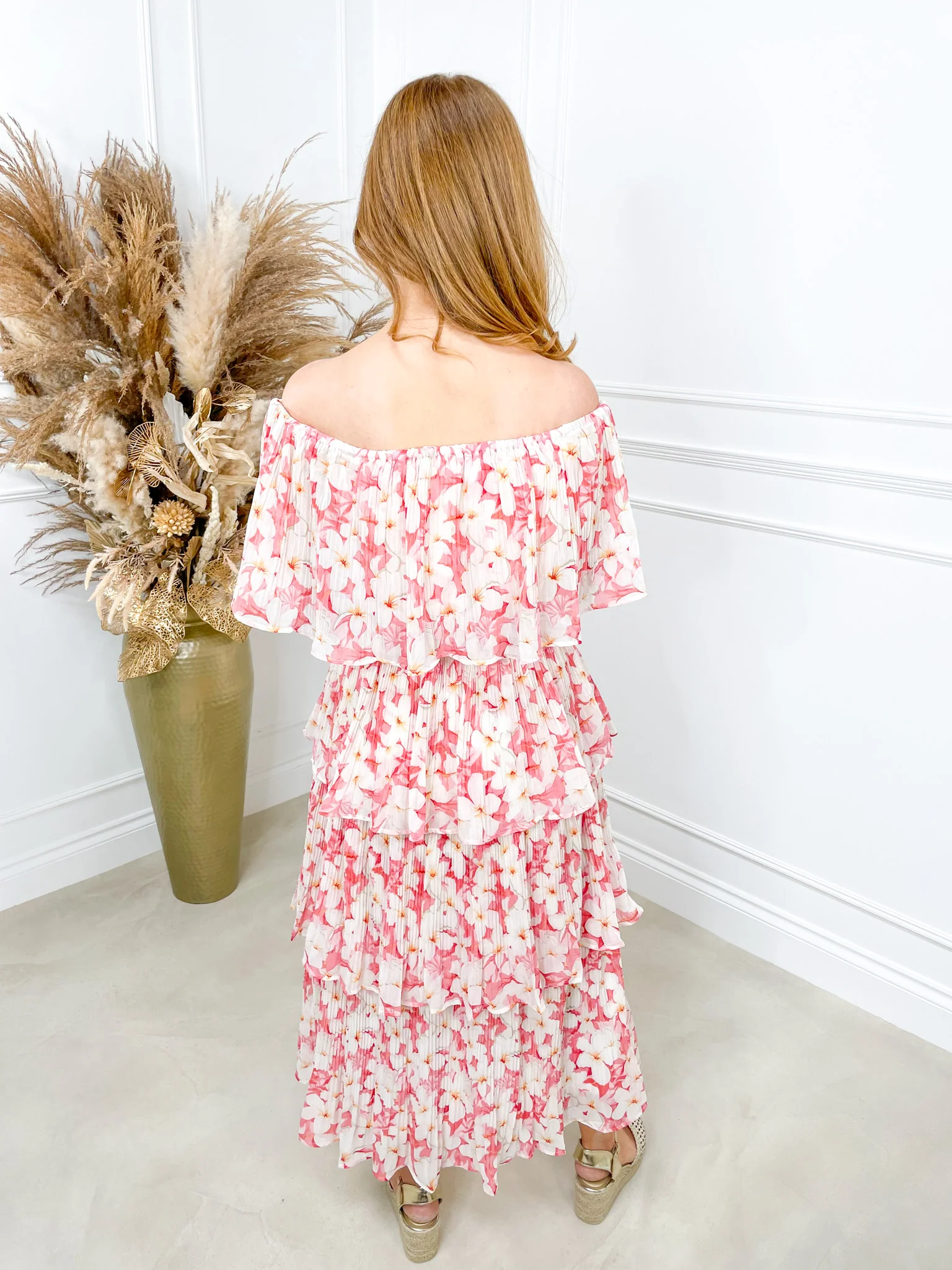 Athena Dress - Pink Tropical - Image 5