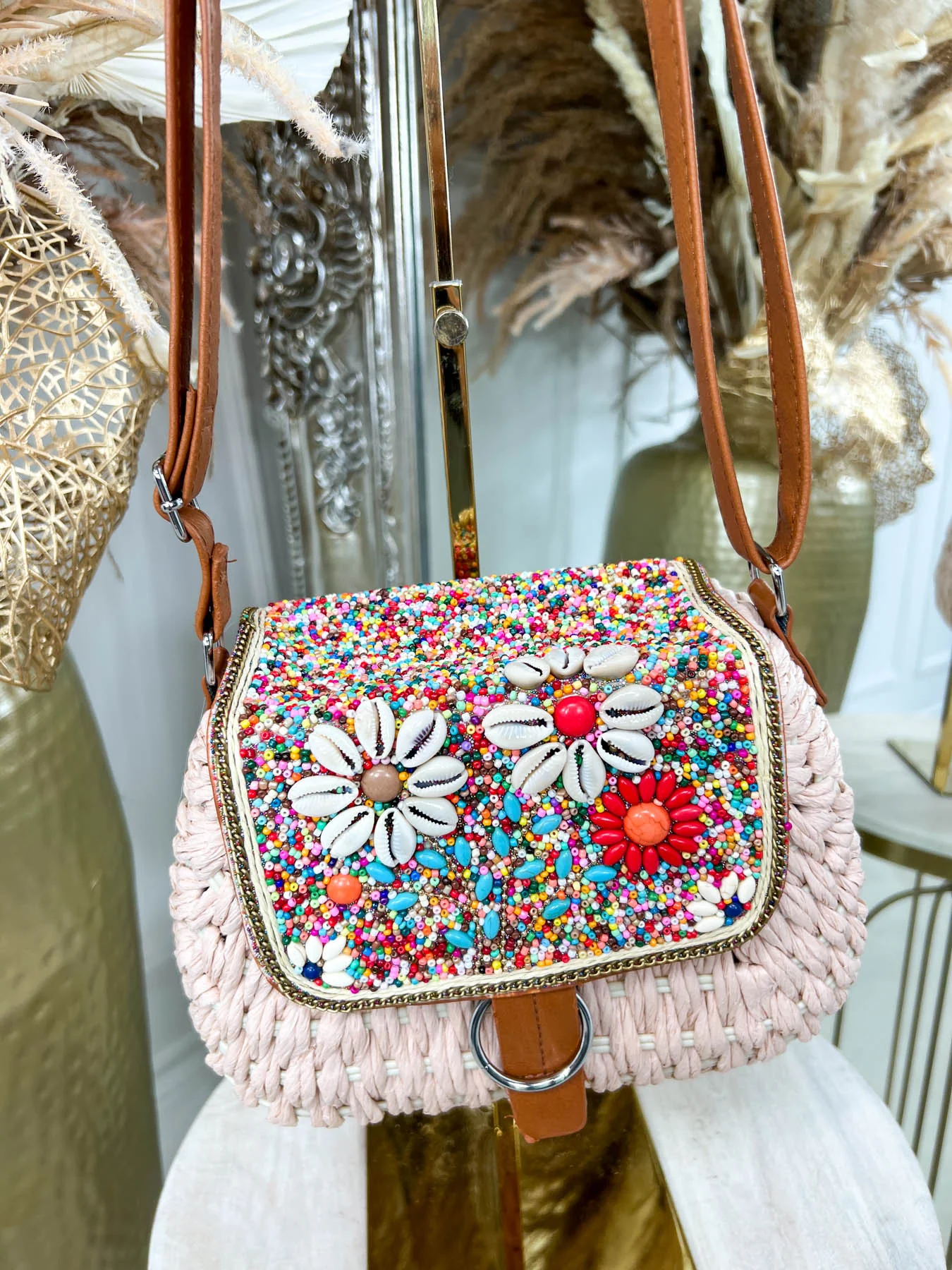 Beadie Bag - Pink