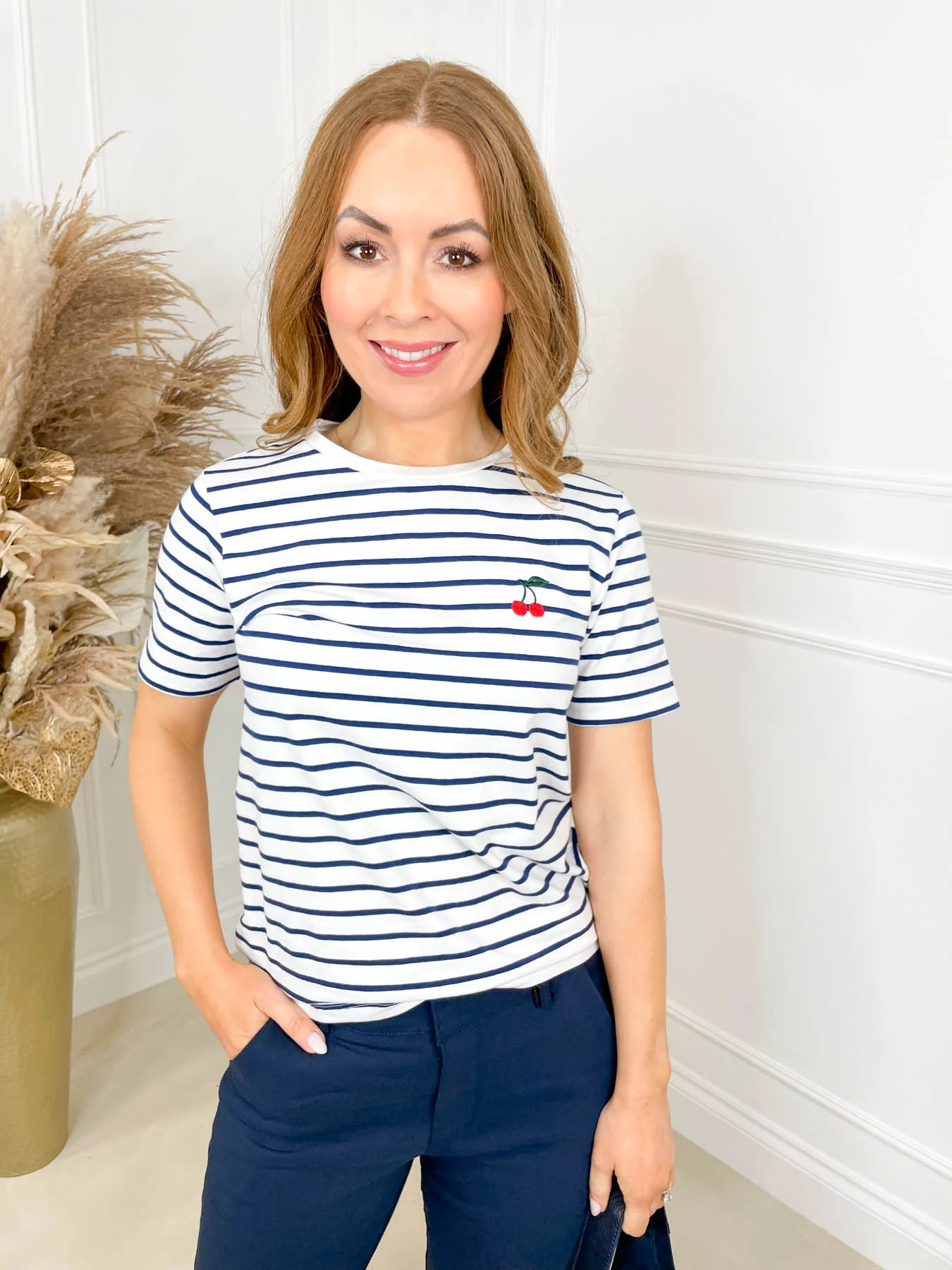 Cheri Striped T-Shirt - Image 7