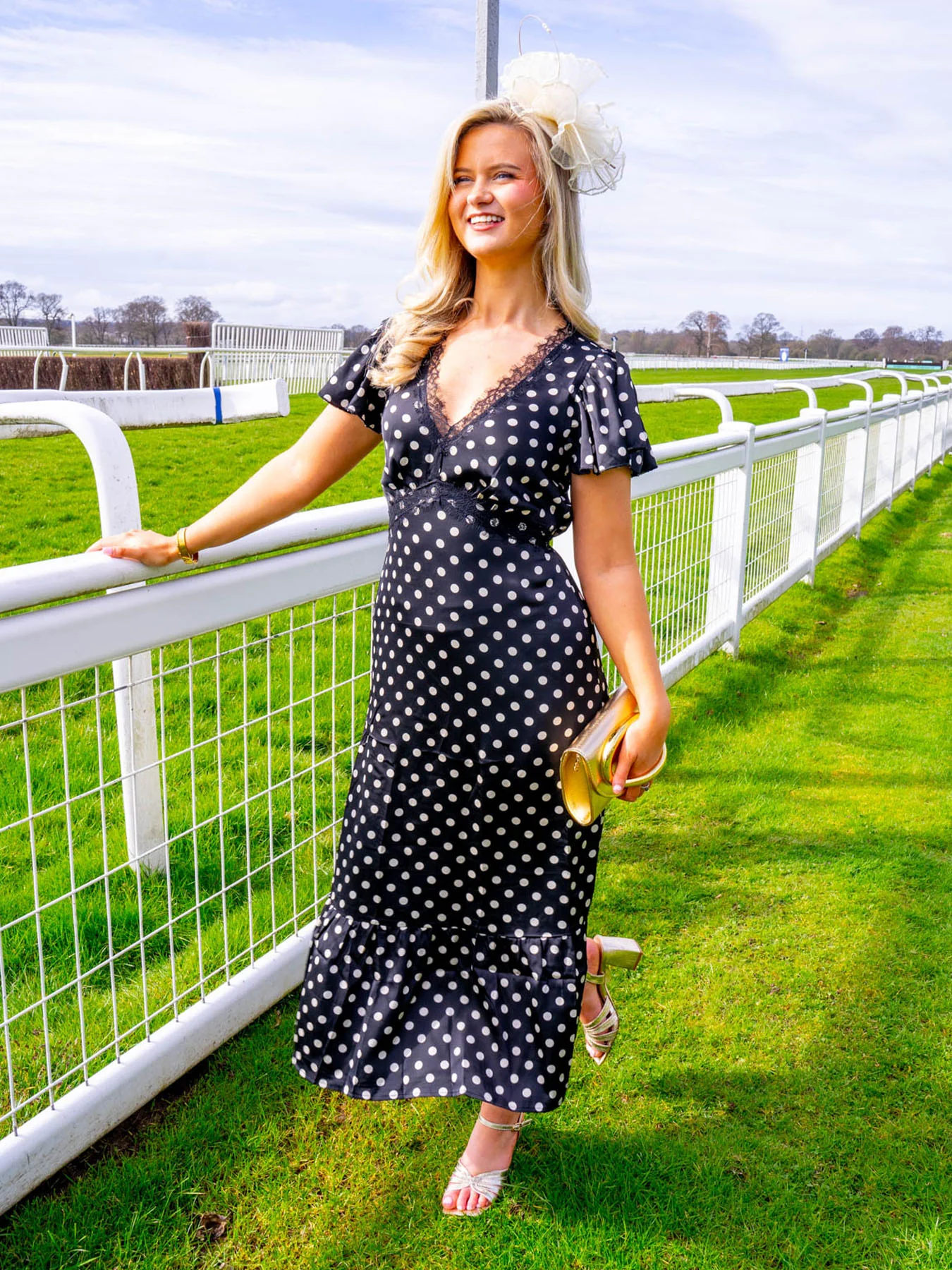 Darla Midi Dress - Polka Dot