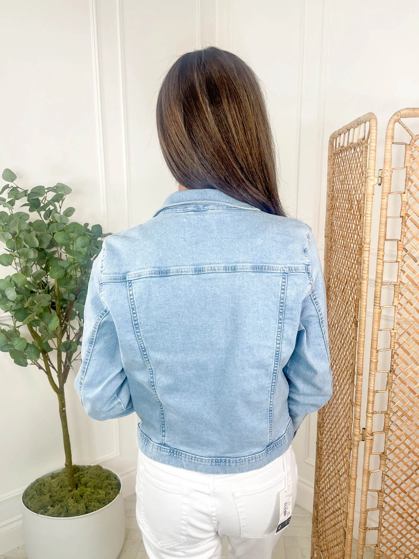 Devaney Denim Jacket - Light Denim - Image 4