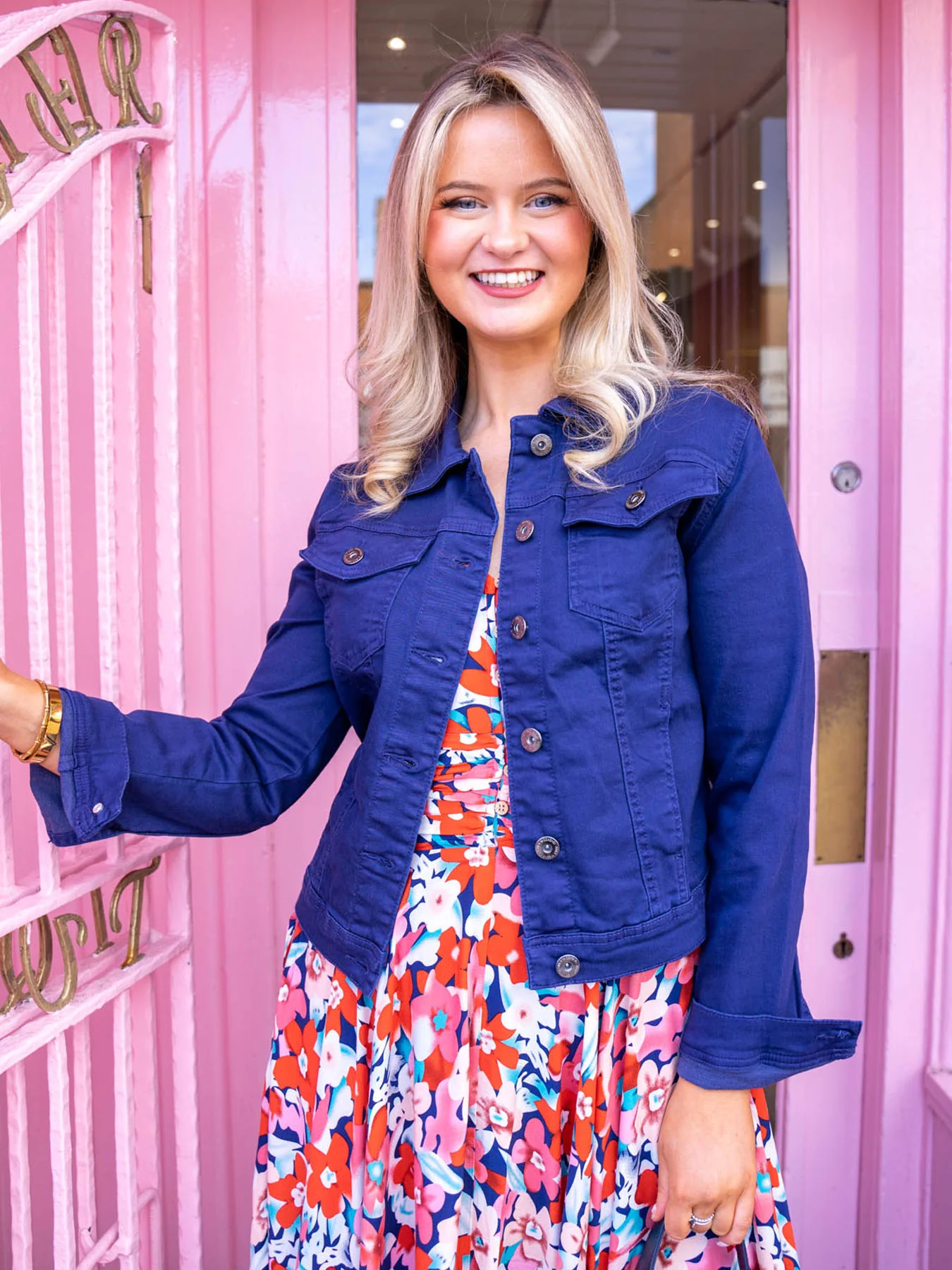 Donna Denim Jacket - Navy