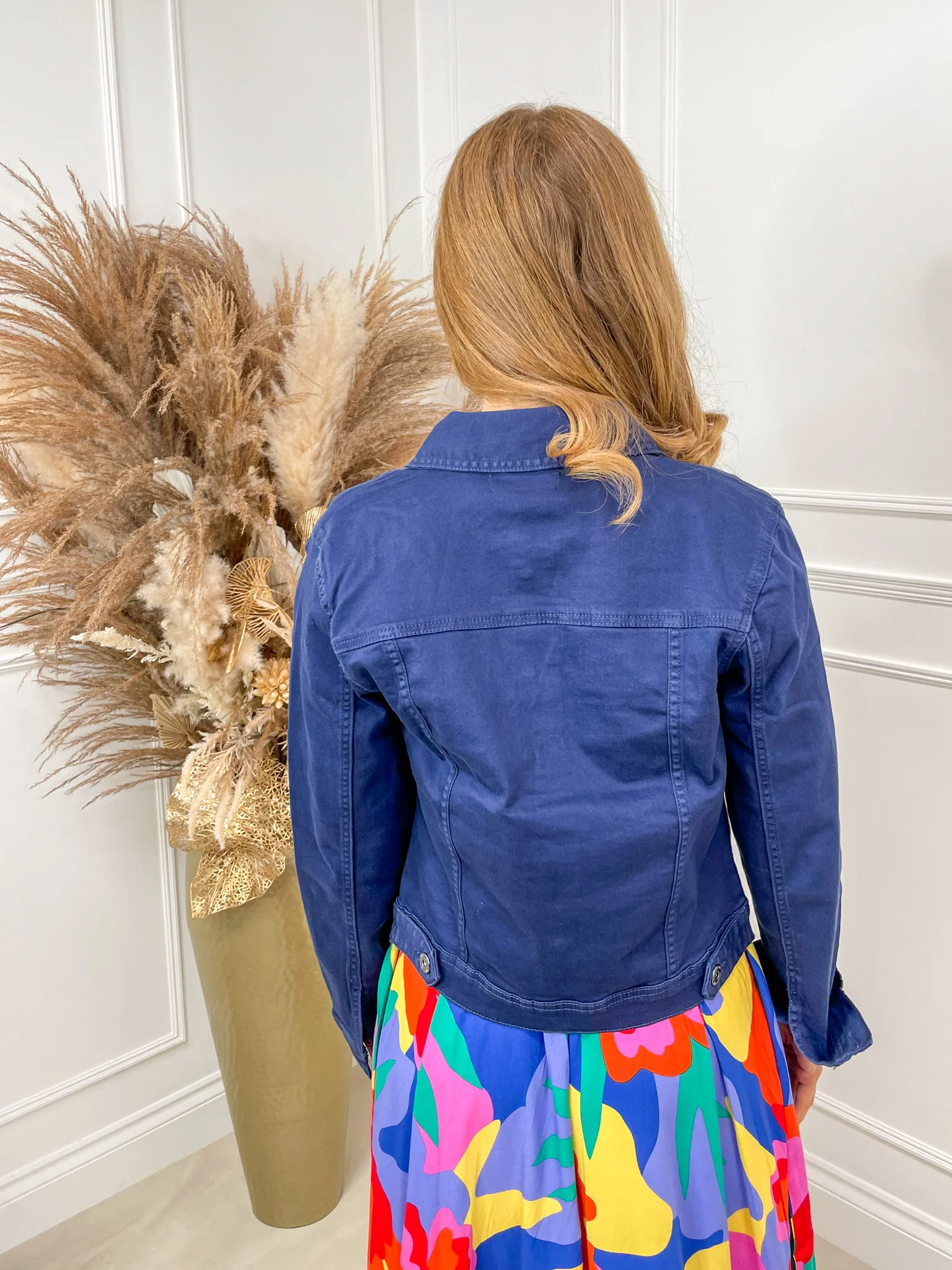 Donna Denim Jacket - Navy - Image 5