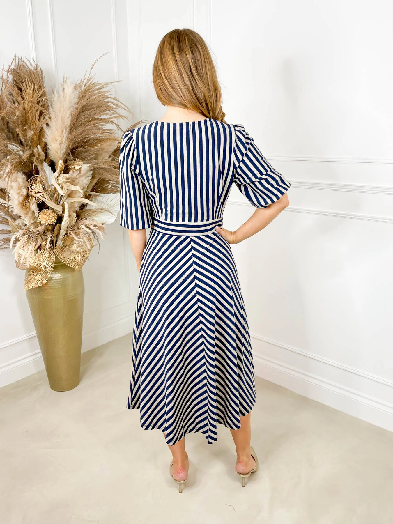 Faye Stripe Dress - Image 6