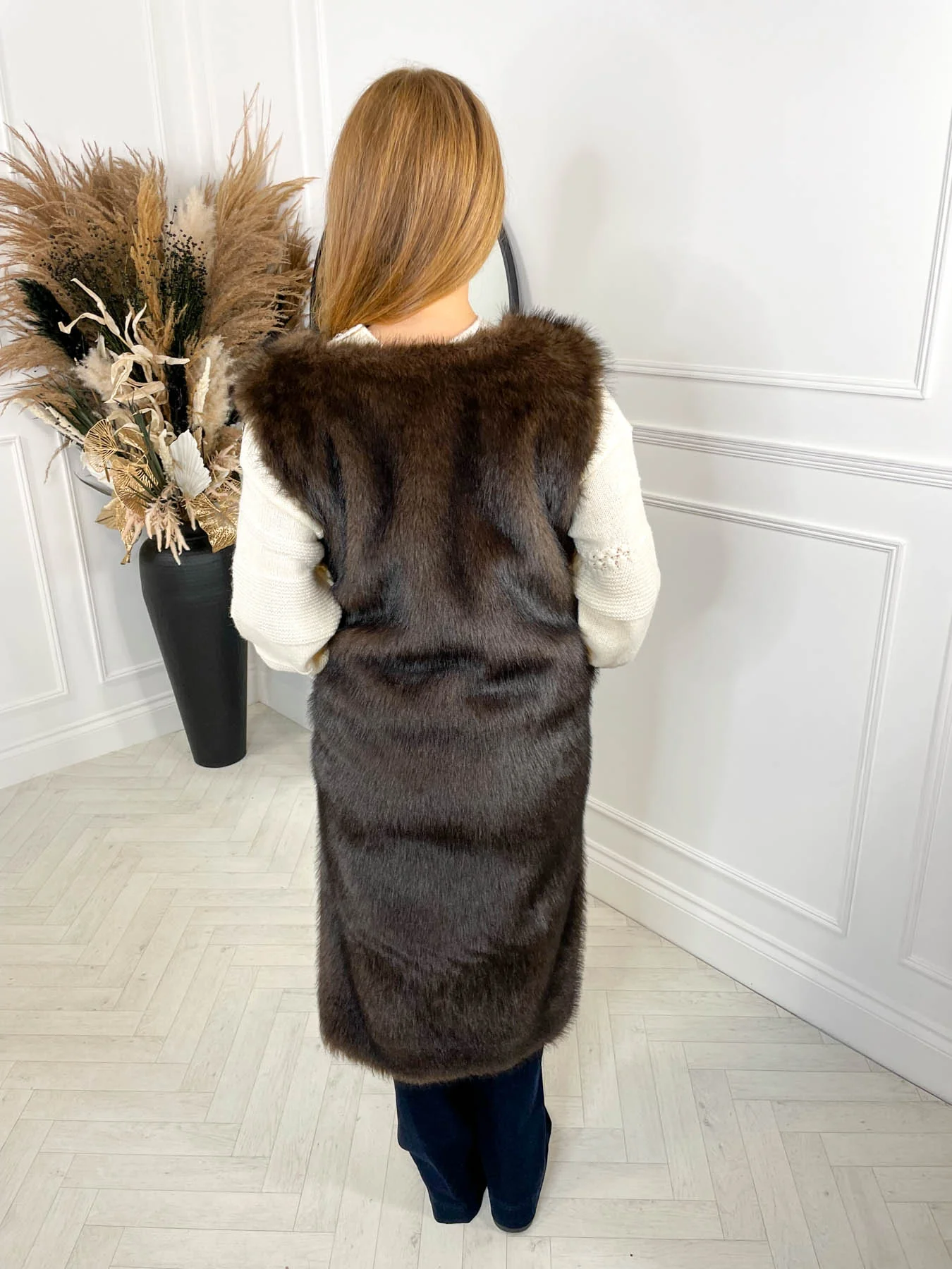 Florence Gilet- Chocolate - Image 5