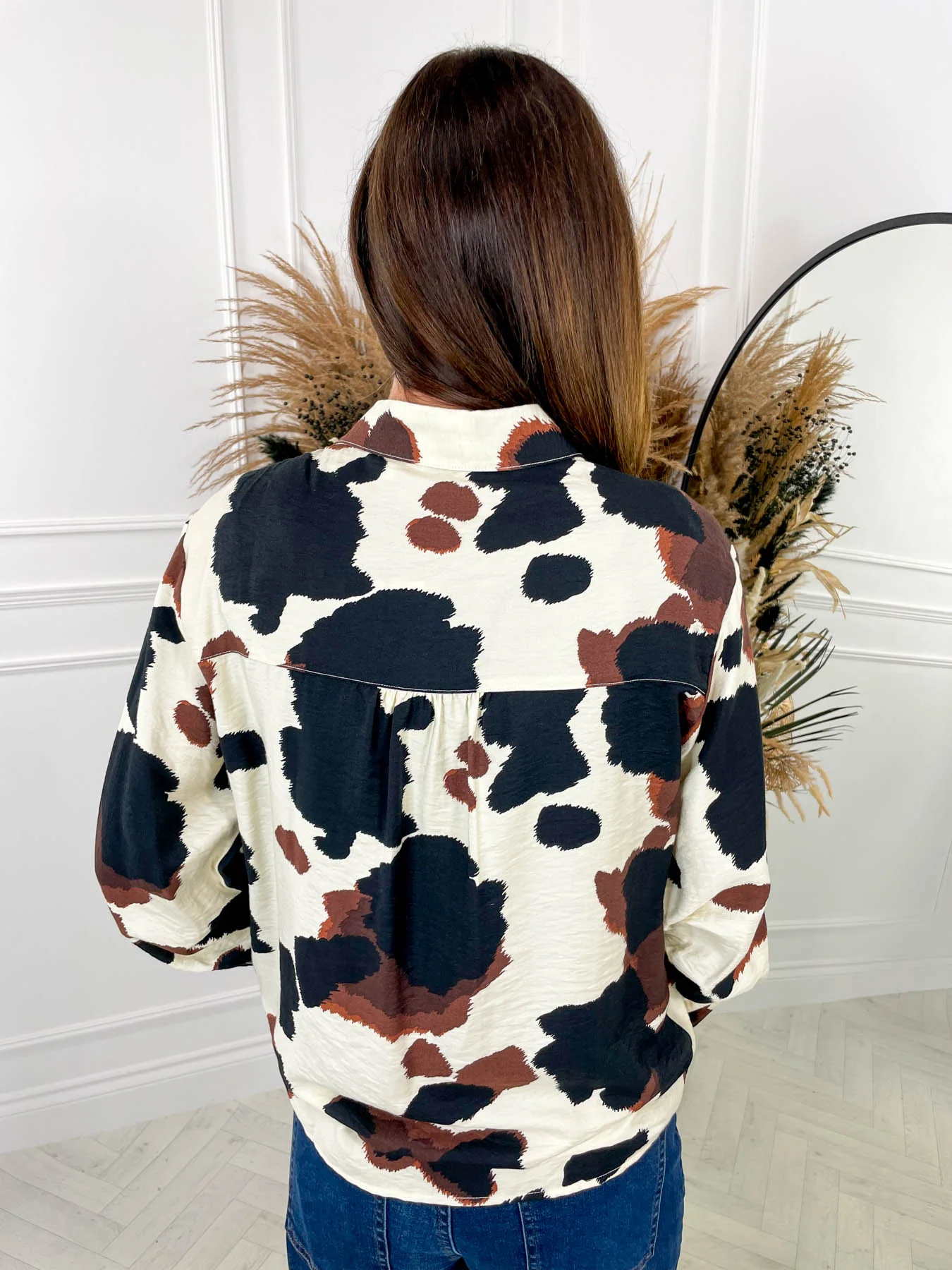 Hannah Shirt - Cow Print - Image 7