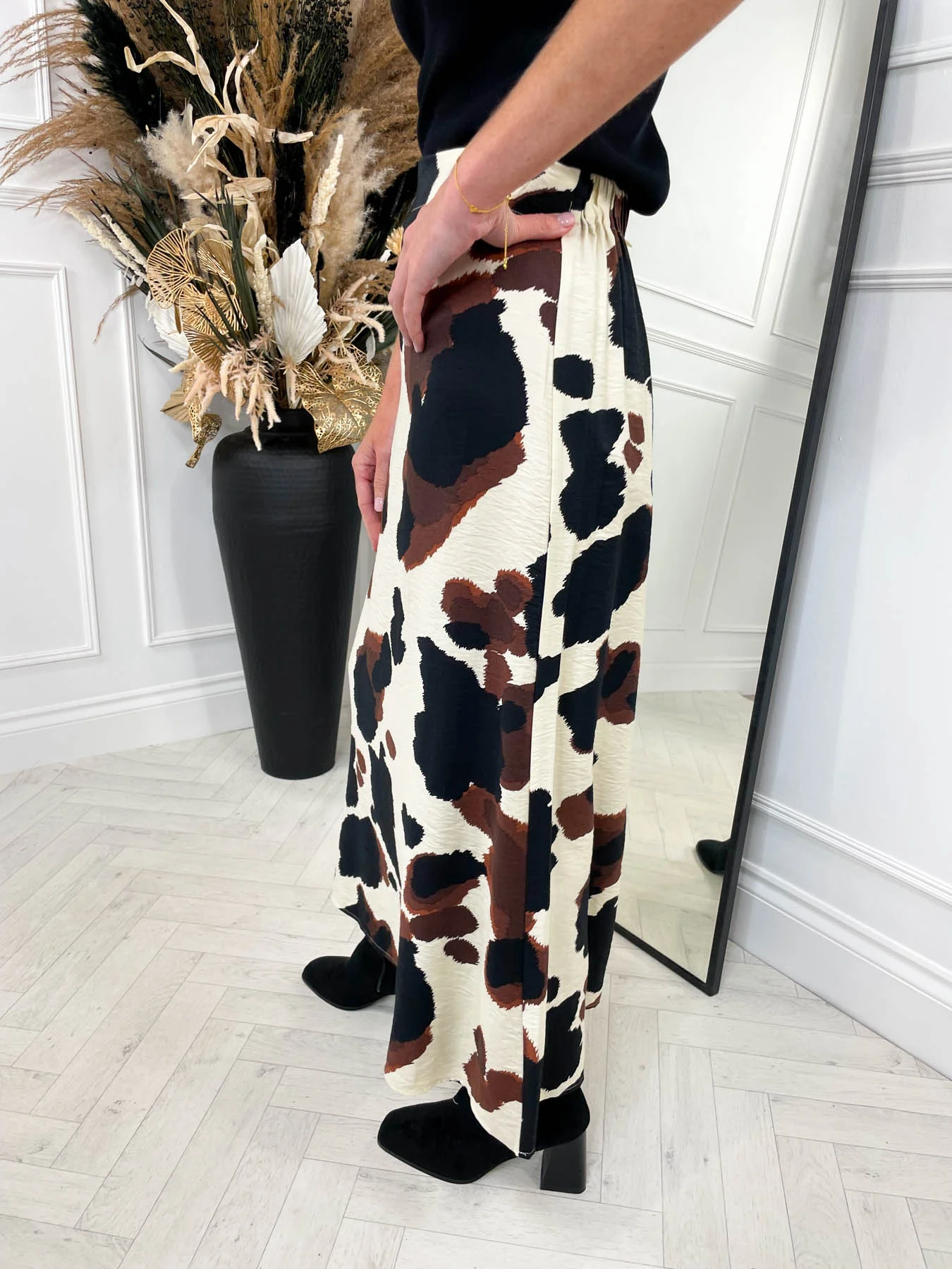 Hannah Skirt - Cow Print - Image 4