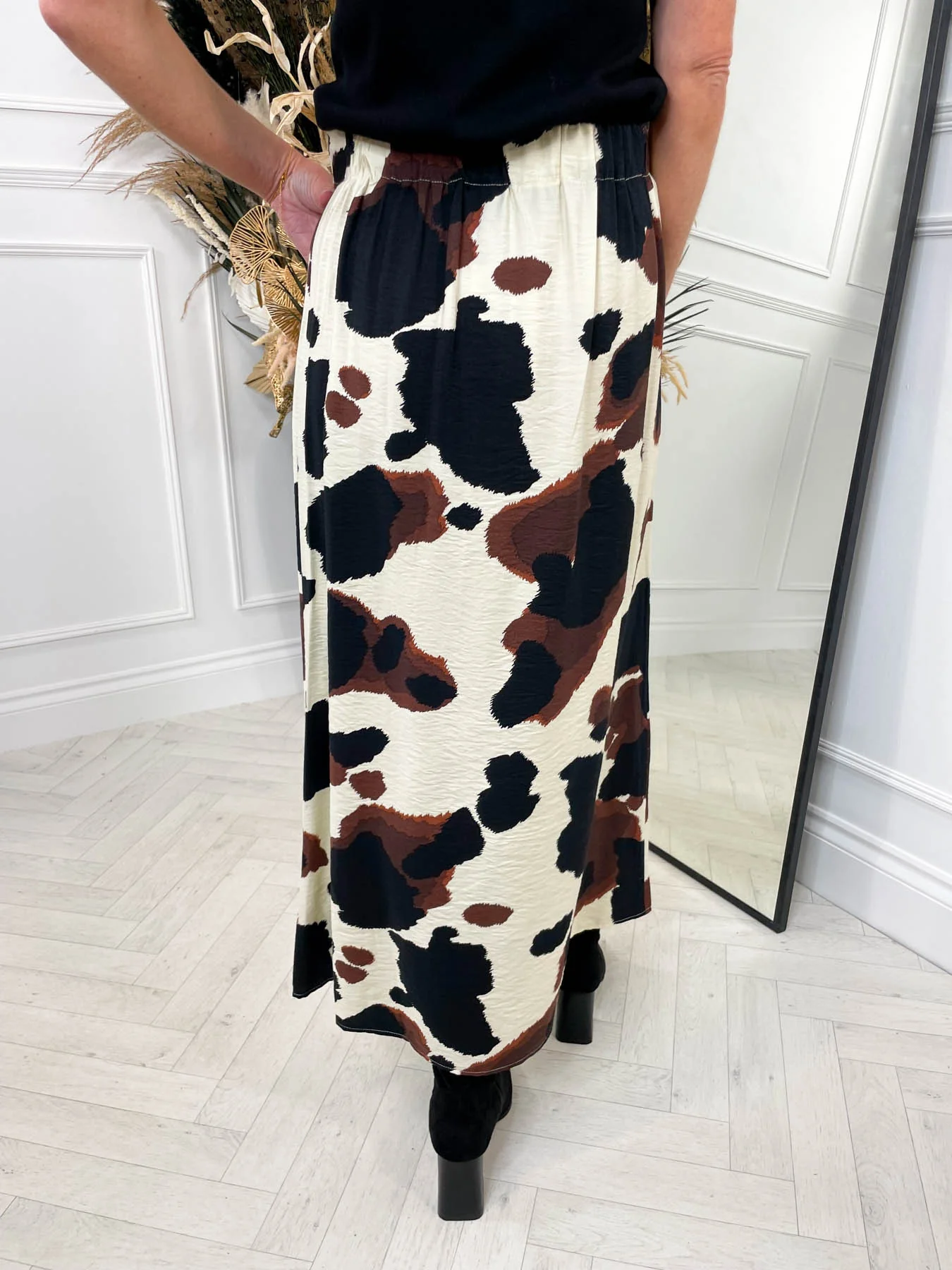 Hannah Skirt - Cow Print - Image 5