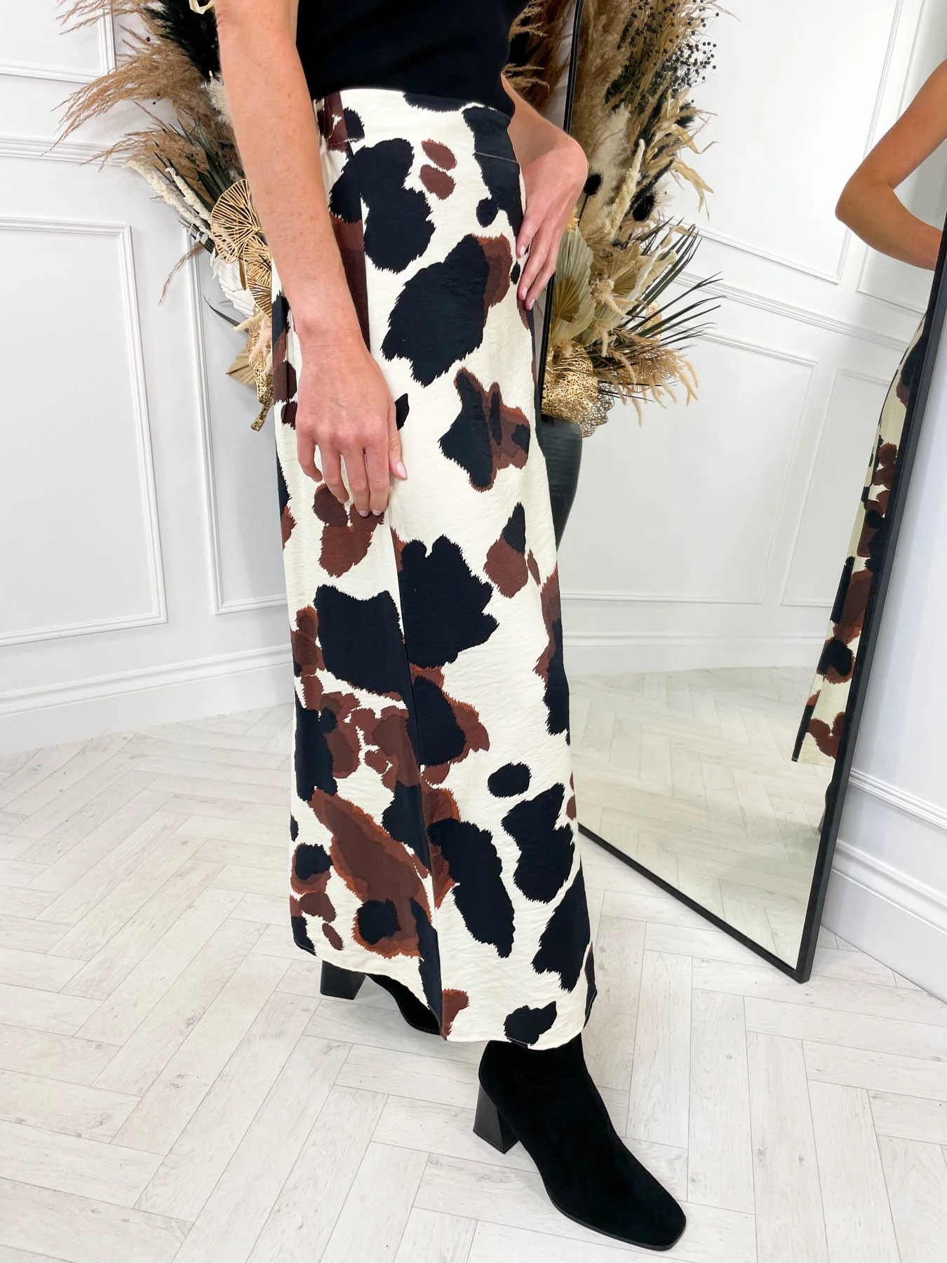 Hannah Skirt - Cow Print - Image 6
