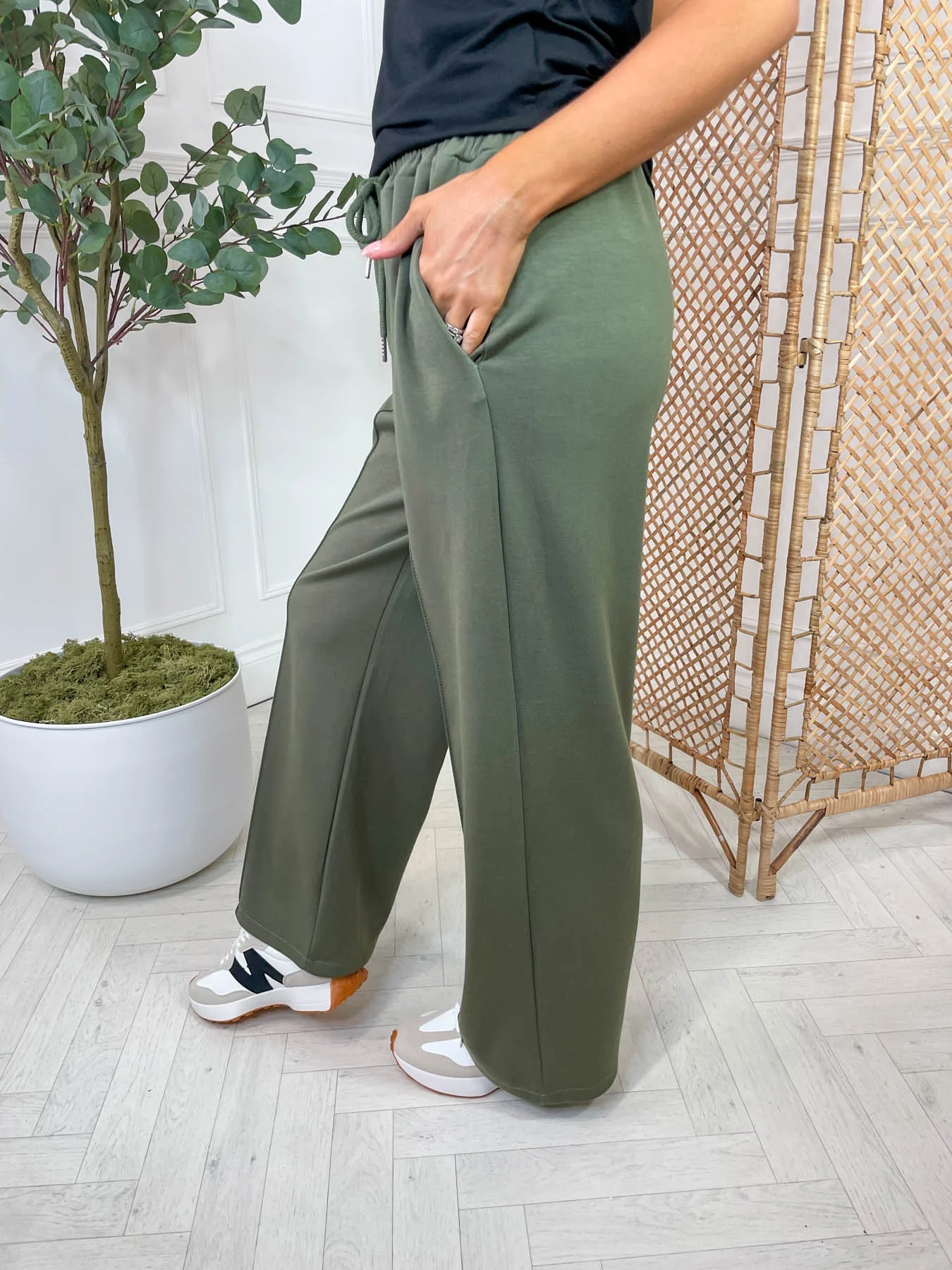 Inez Wide Leg Jogger - 4 Colours - Image 15