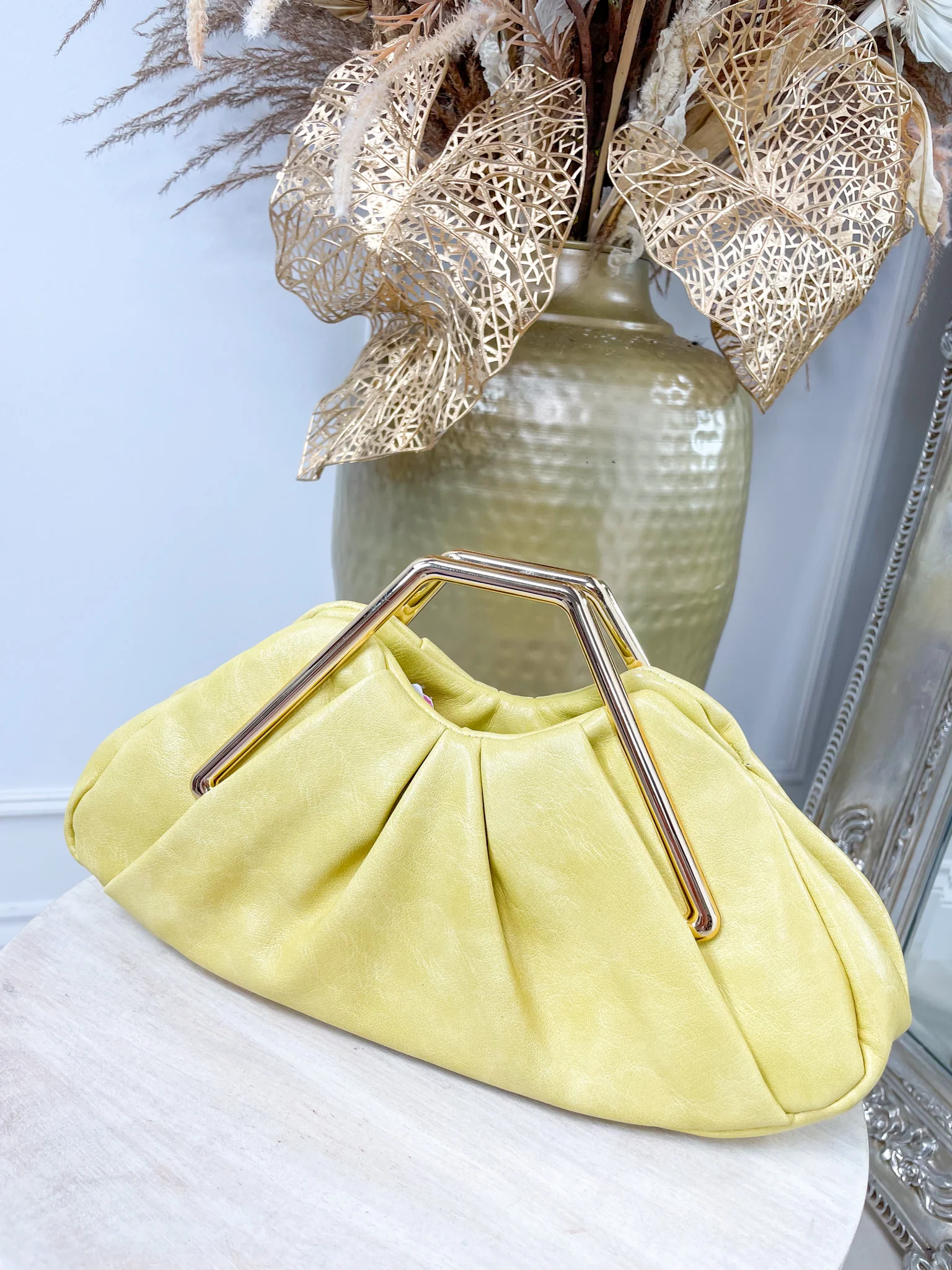 Katy Clutch - Yellow - Image 3