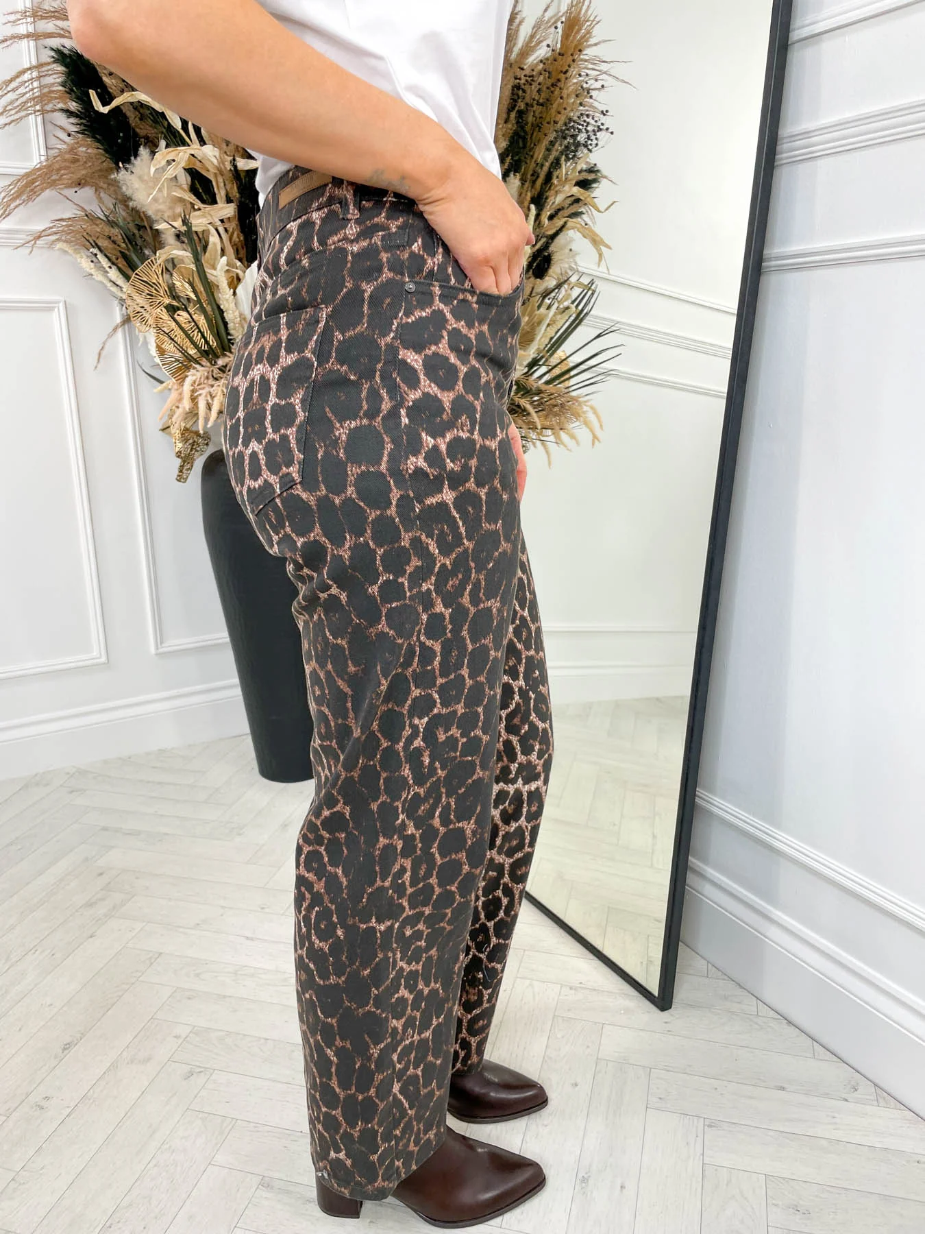 Kenna Leopard Jean - Image 6