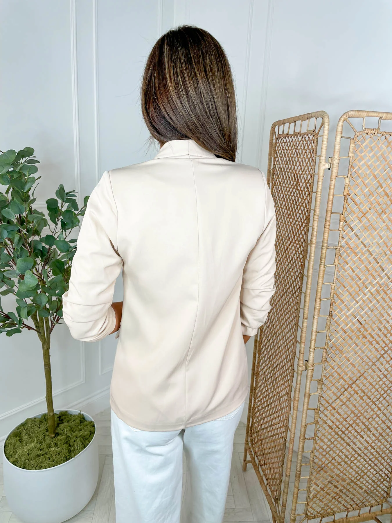 Kim Blazer - Beige - Image 7