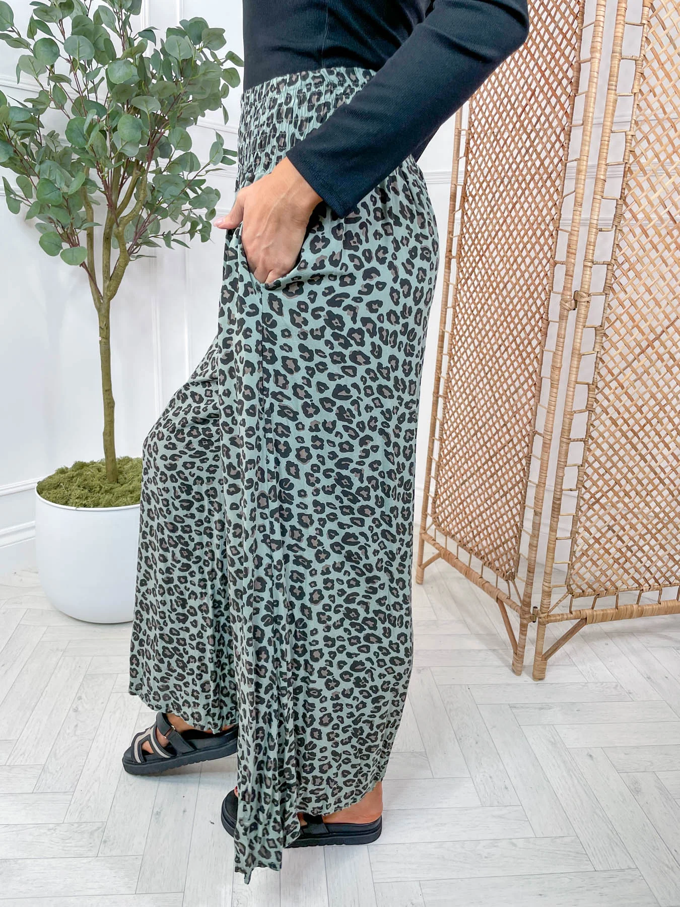 Leopard Palazzo Pant - 6 Colours - Image 22