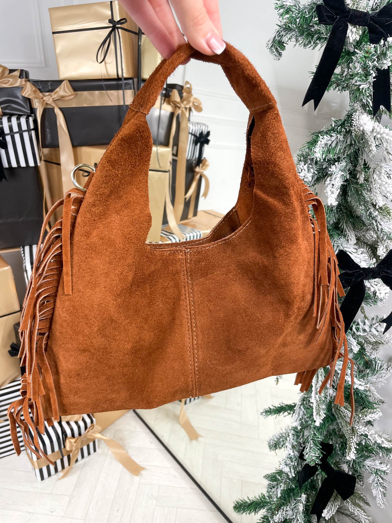 Nashville Suede Bag - 2 Colours - Image 4