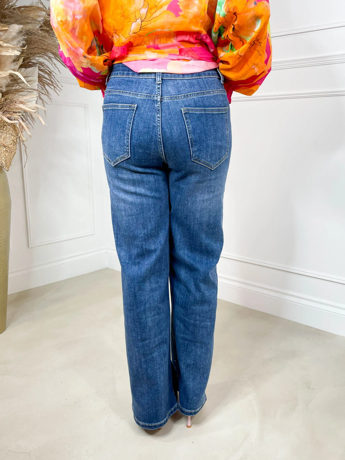Luna Diamonté Denim Bootcut Jean - Image 4
