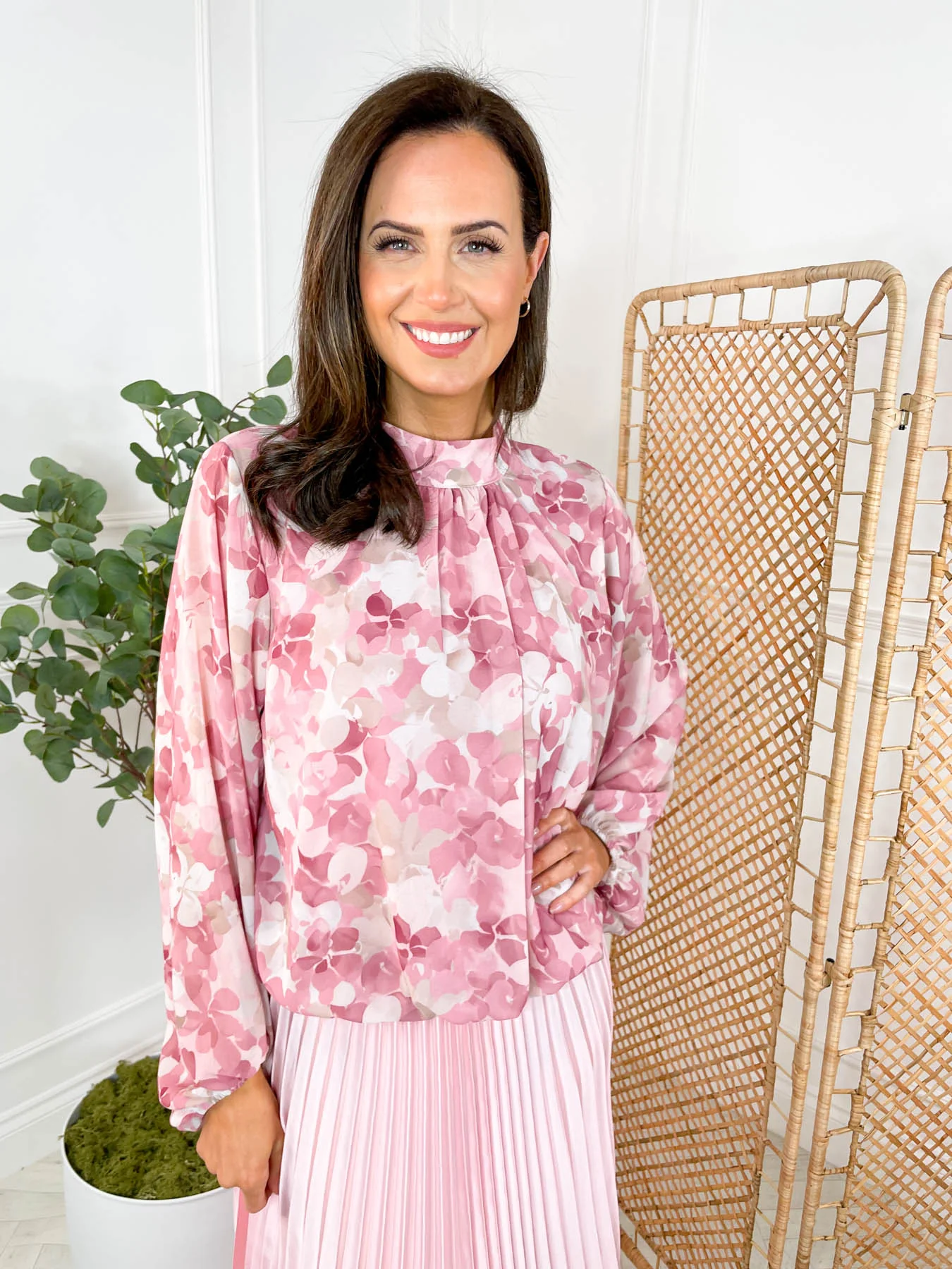 Pansy Blouse Abstract - 4 Colours