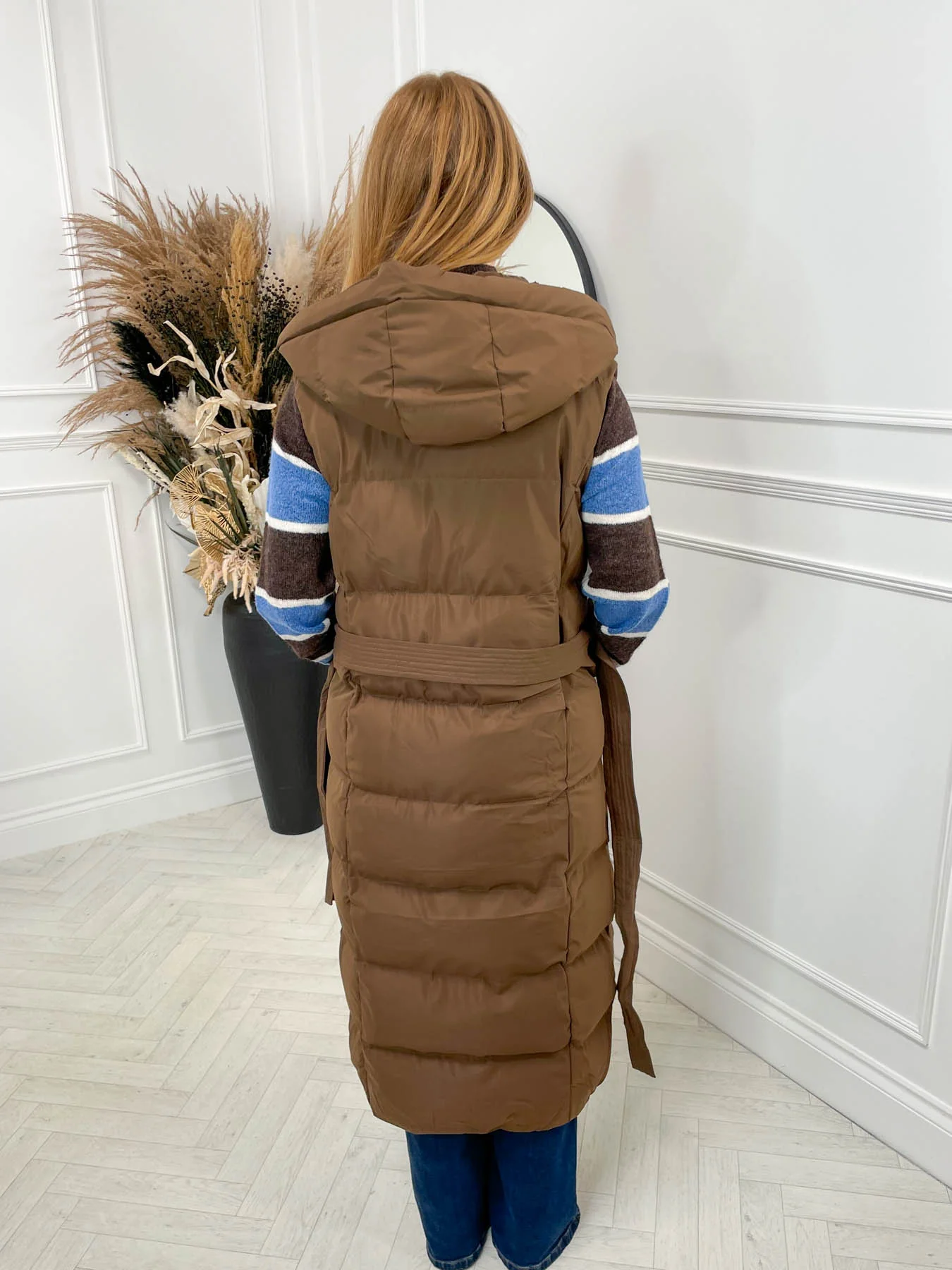School Run Gilet - Chocolate - Image 6