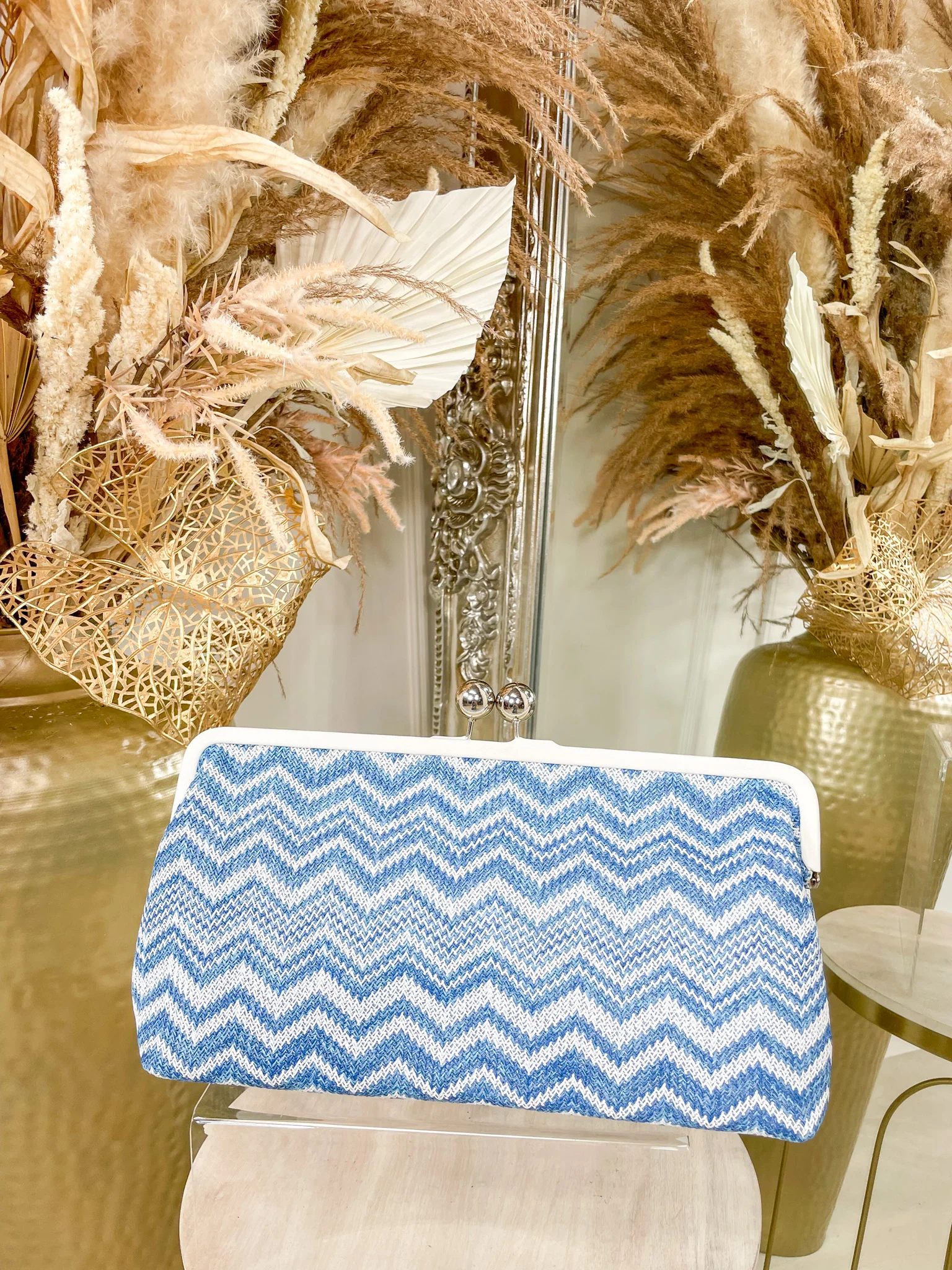 Seraphine Clutch - Blue