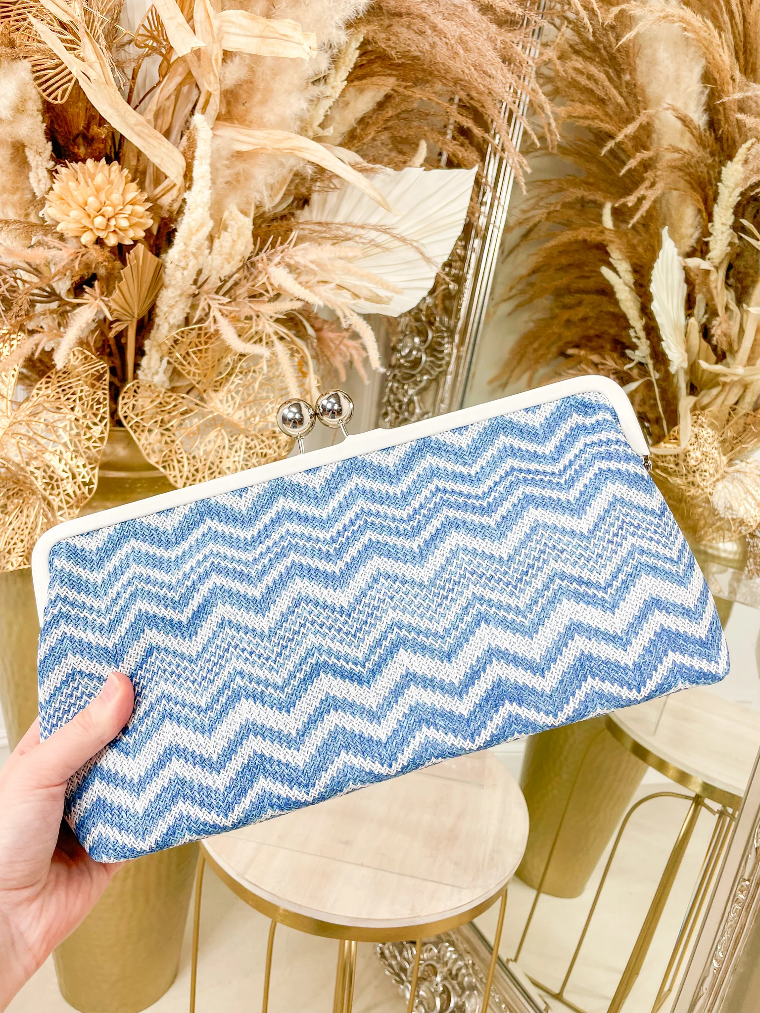 Seraphine Clutch - Blue - Image 2