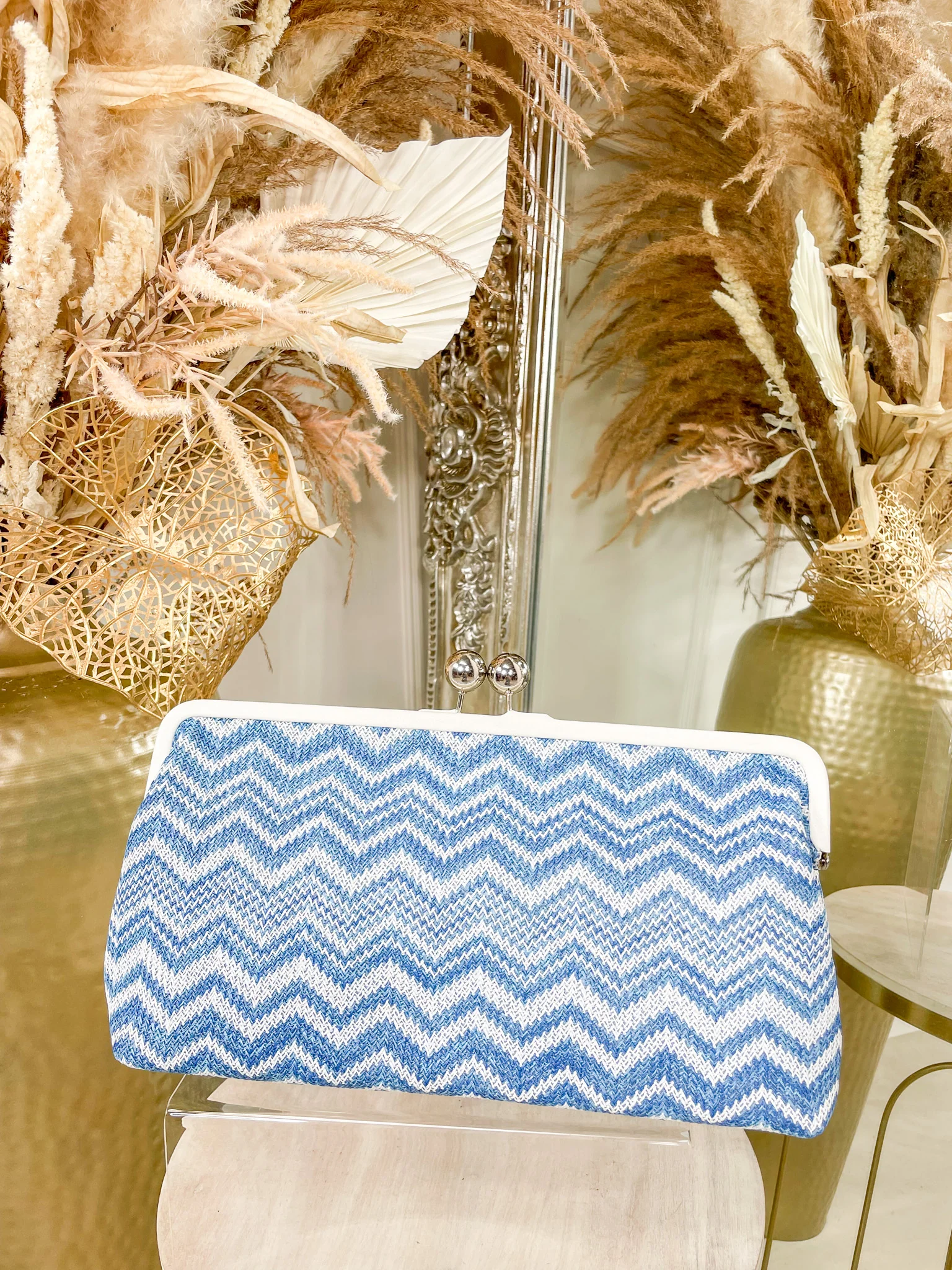 Seraphine Clutch - Blue - Image 3