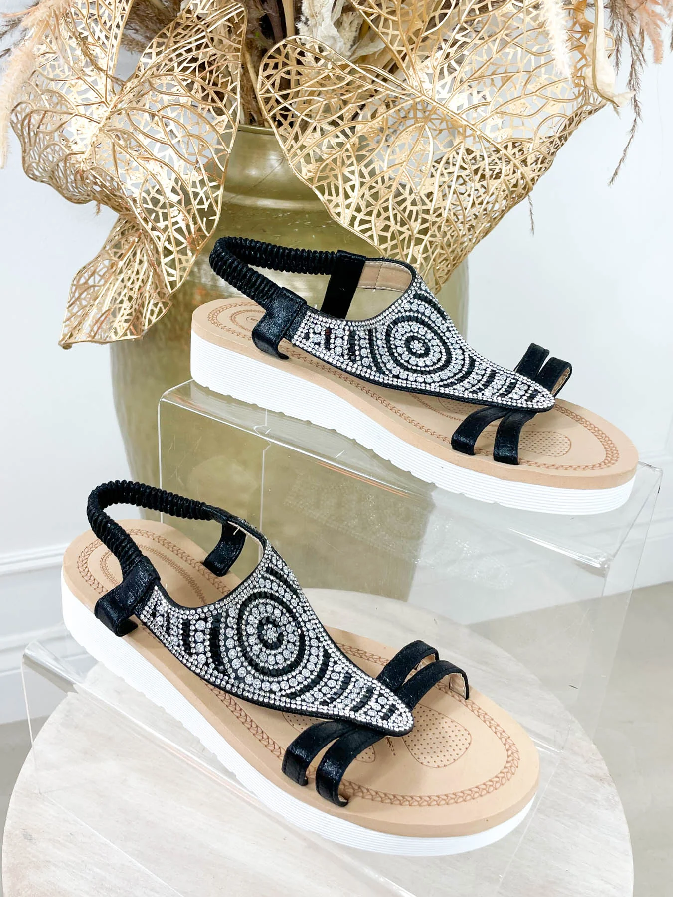 Sofia Sandal - Black - Image 2