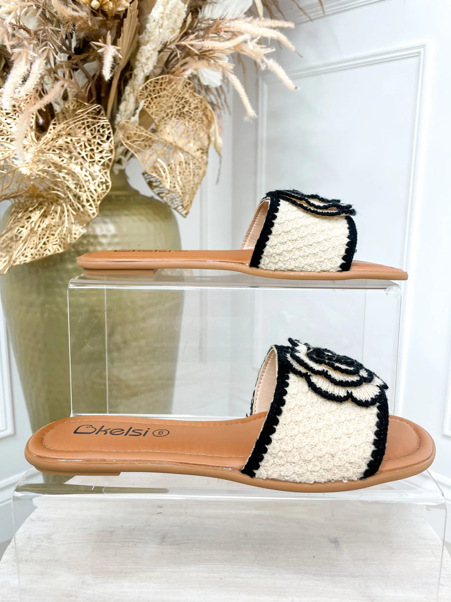 Sutton Sandal - Black Trim
