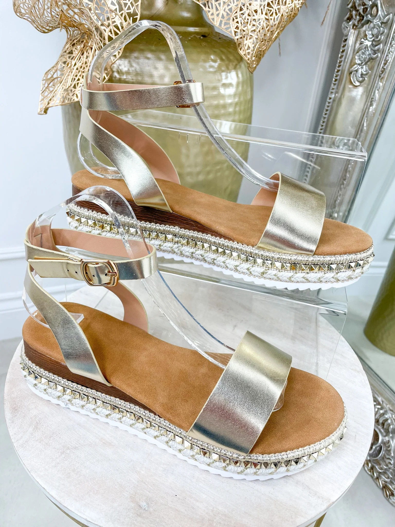 Sydney Sandal - Gold - Image 2