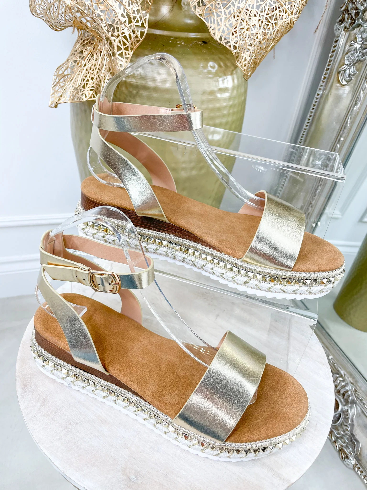 Sydney Sandal - Gold - Image 3