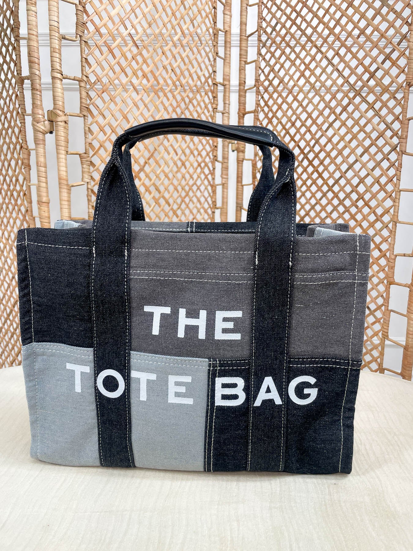 Tora Denim Tote Bag - 2 Colours - Image 3