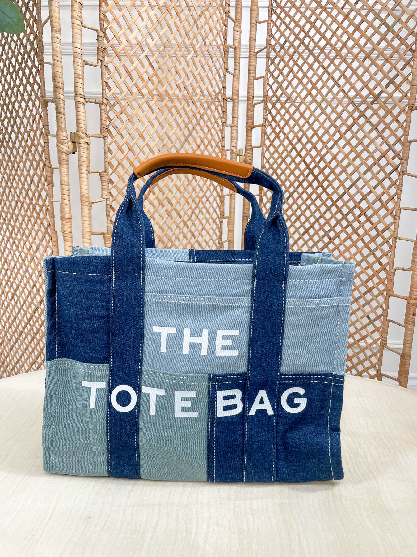 Tora Denim Tote Bag - 2 Colours - Image 5