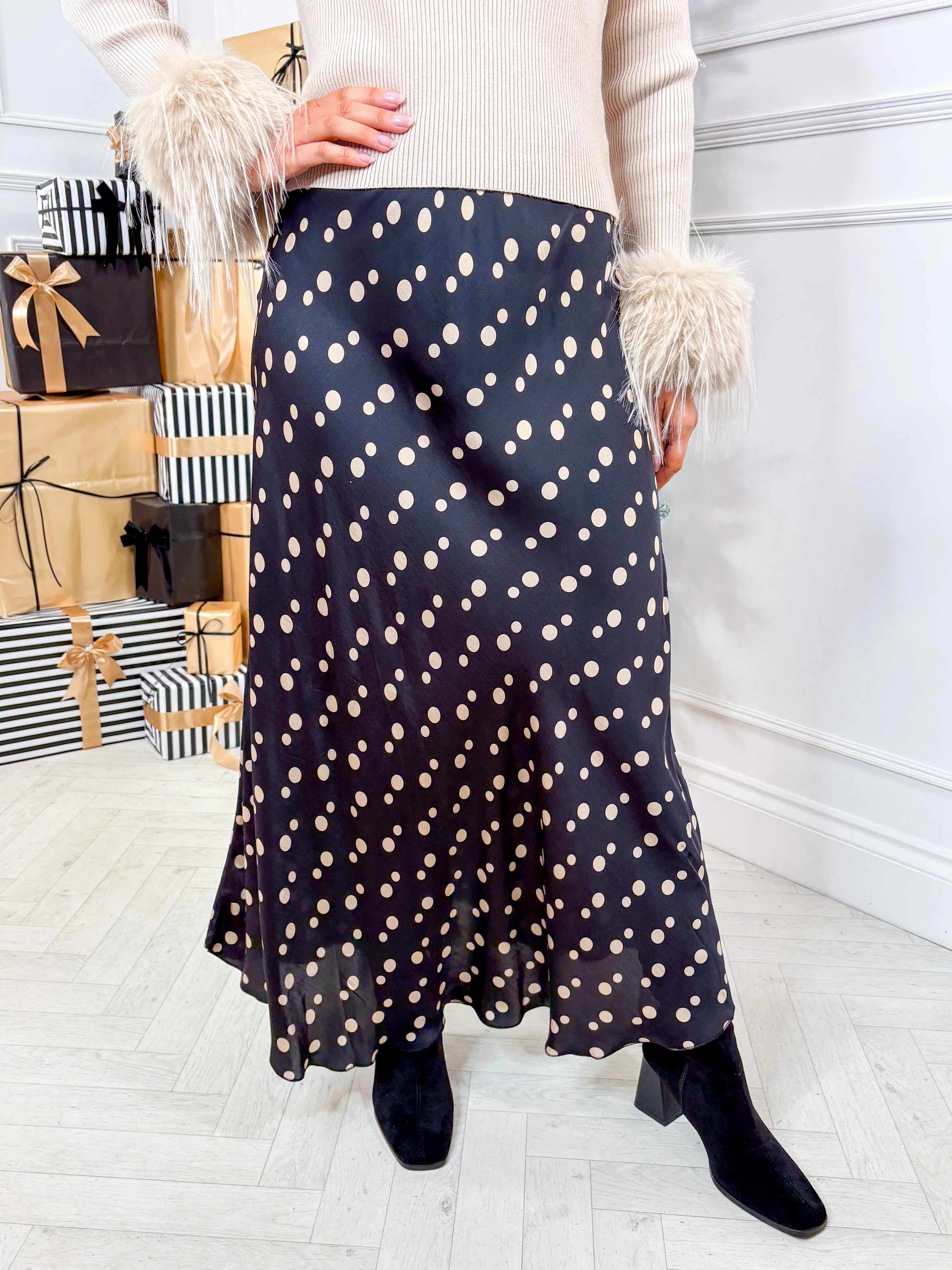 Valerie Polka Dot Skirt - Image 2