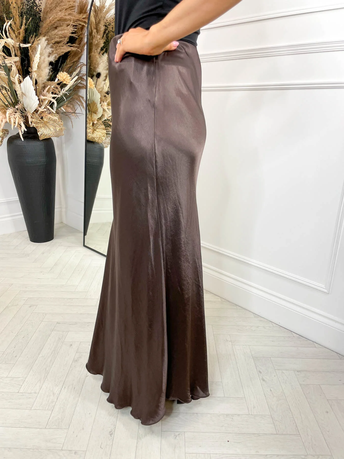 Vivienne Maxi Skirt - Chocolate - Image 3