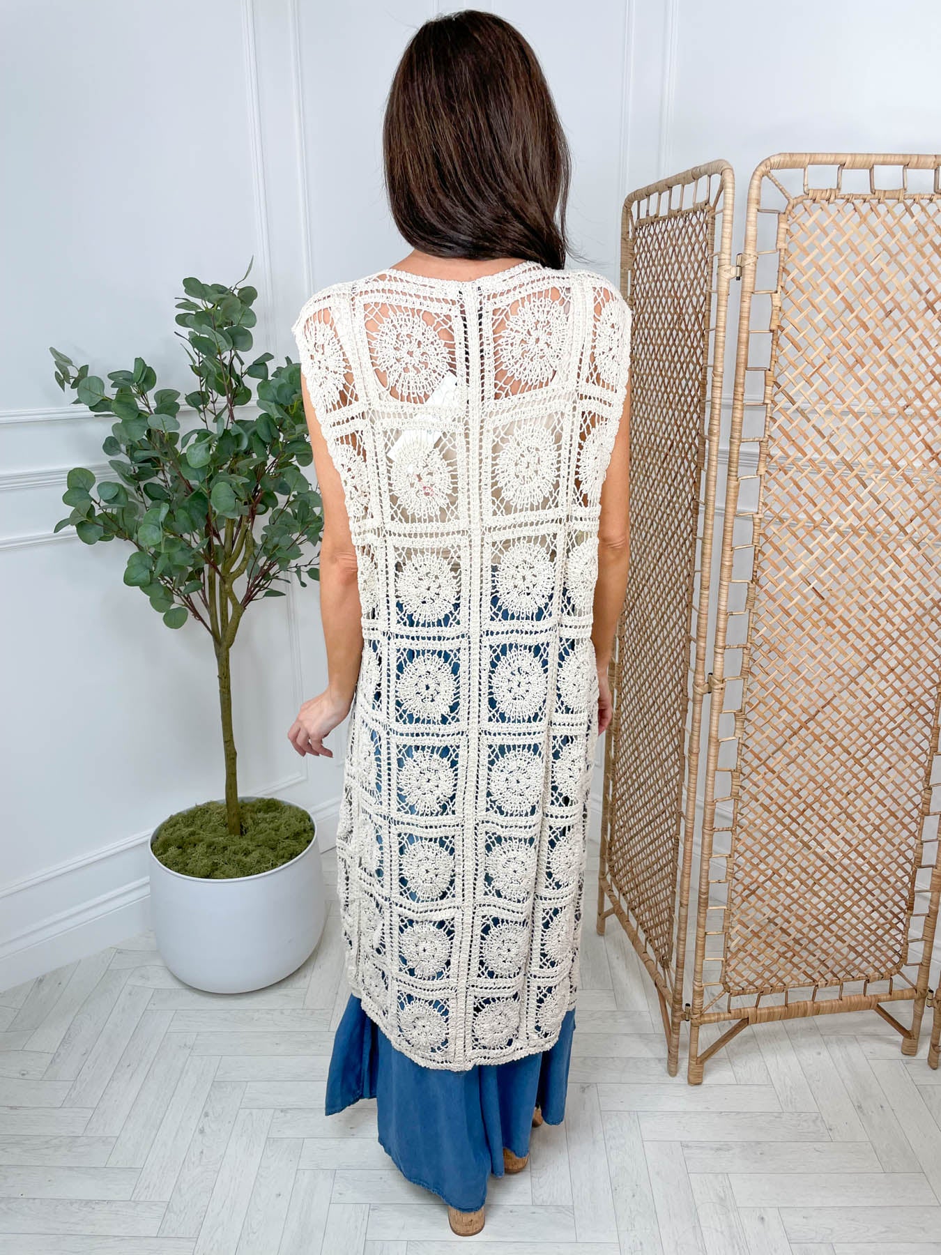 Willow Crochet Waistcoat - Image 5