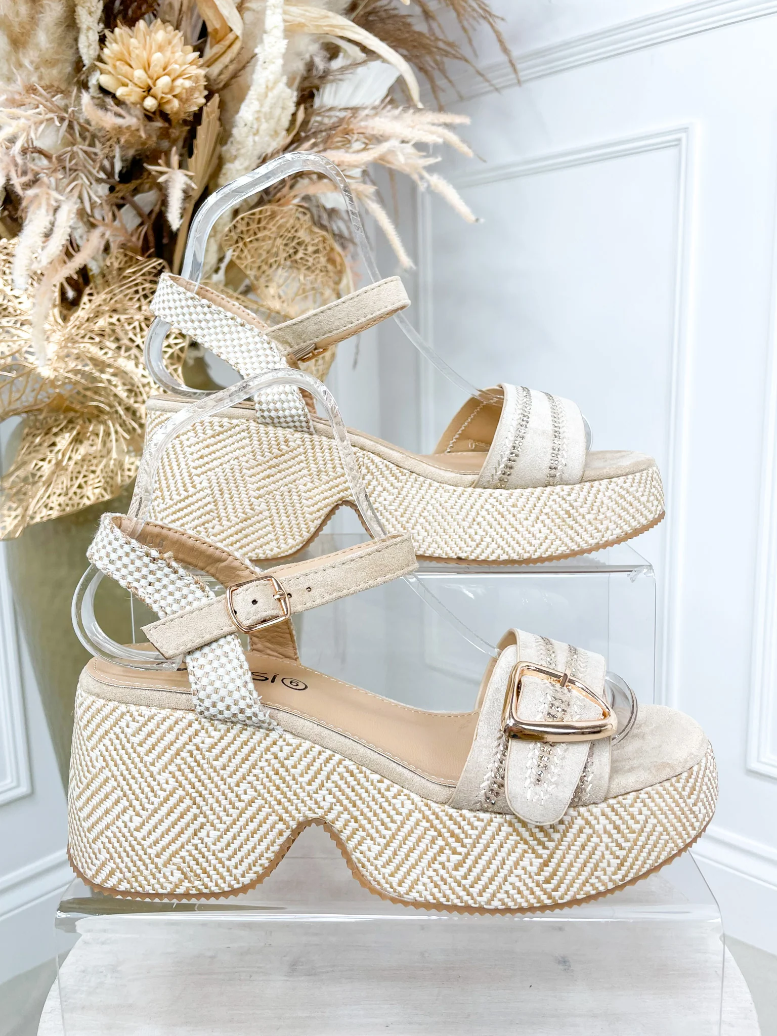 Willow Wedge - Beige